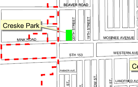 Creske Park map